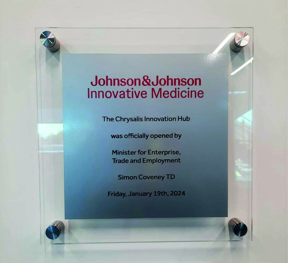 Perspex Opening Plaque-min