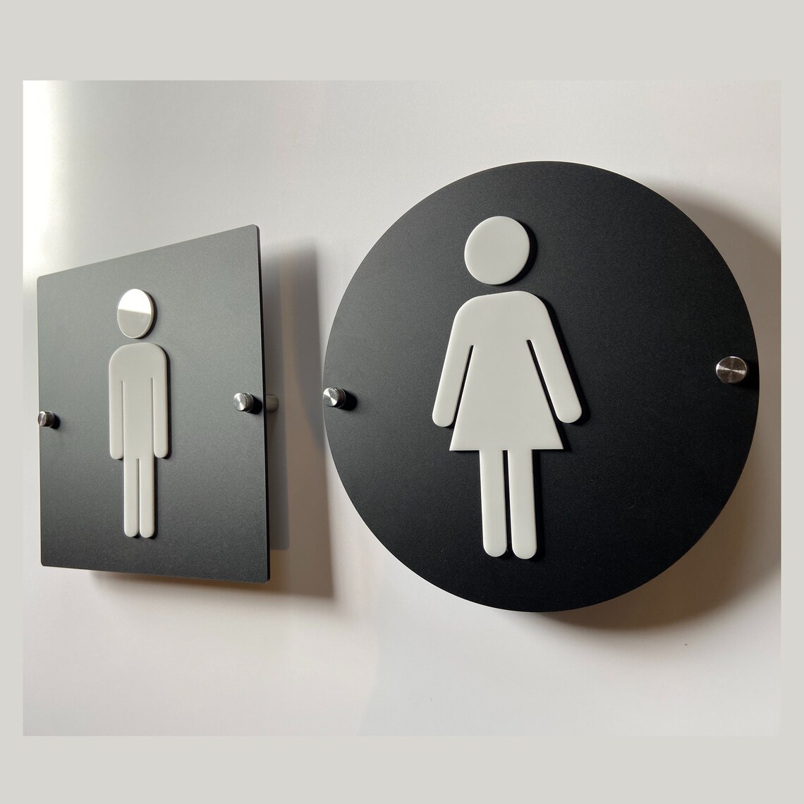 Acrylic Toilet Sign
