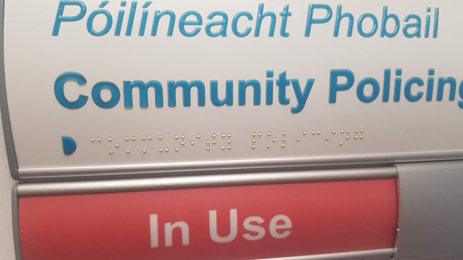 Braille Tactile Door plate 2